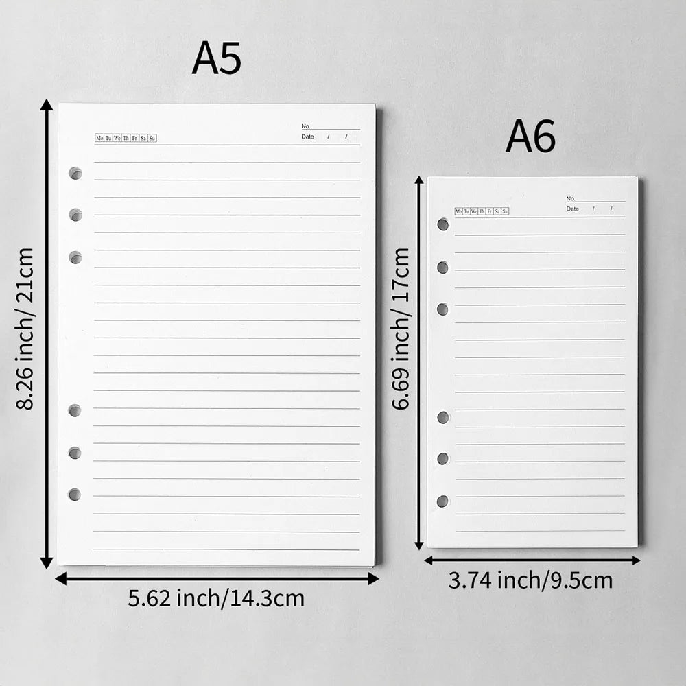Evolve Loose Leaf Planner Refills (A5)