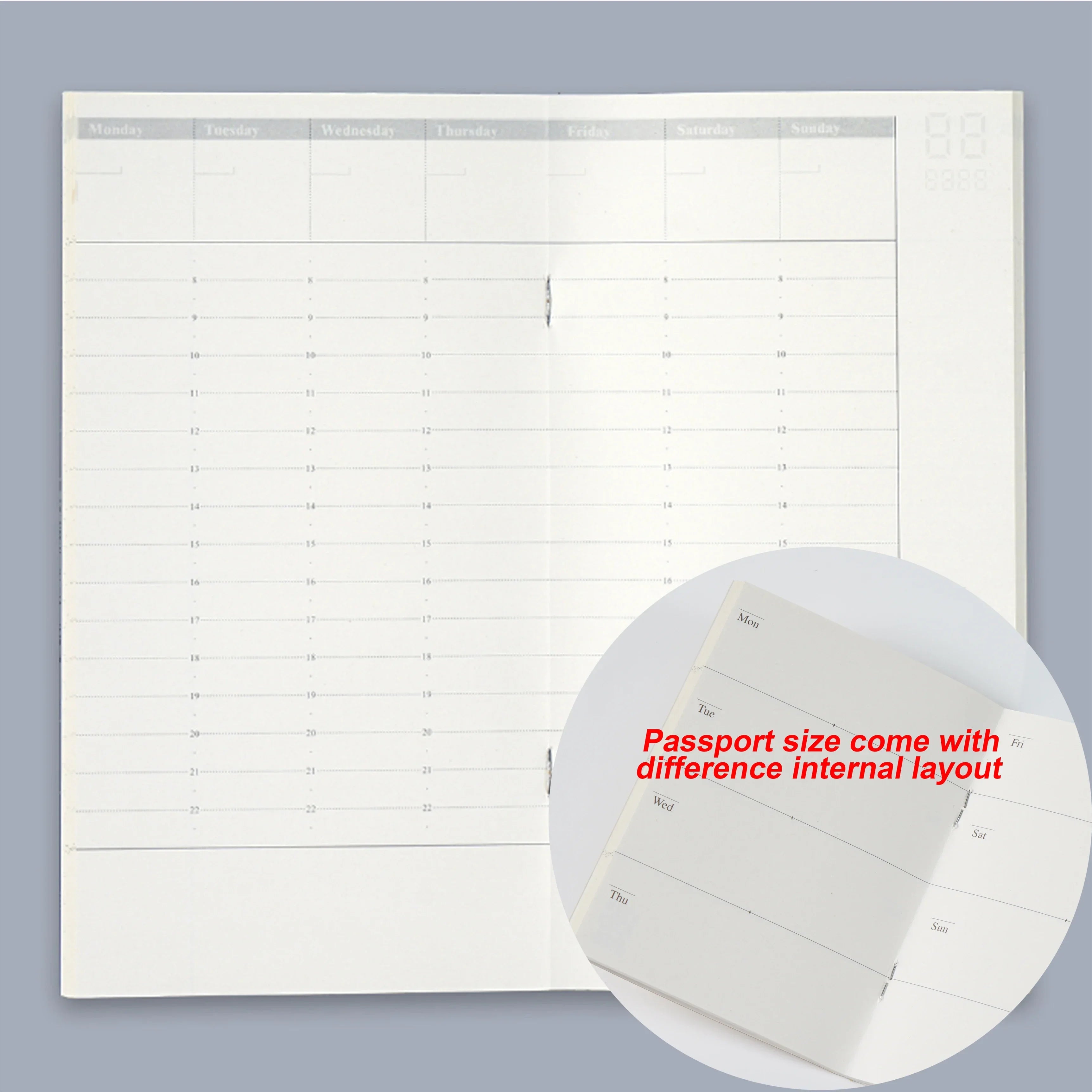 Discover the Perfect Travel Companion: Handmade Leather Notebook Refill Inserts for Your A5 Passport Planner