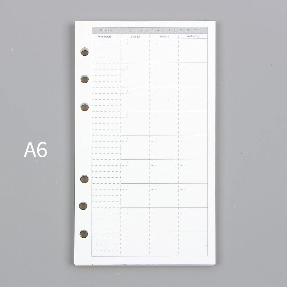 Evolve Loose Leaf Planner Refills (A5)