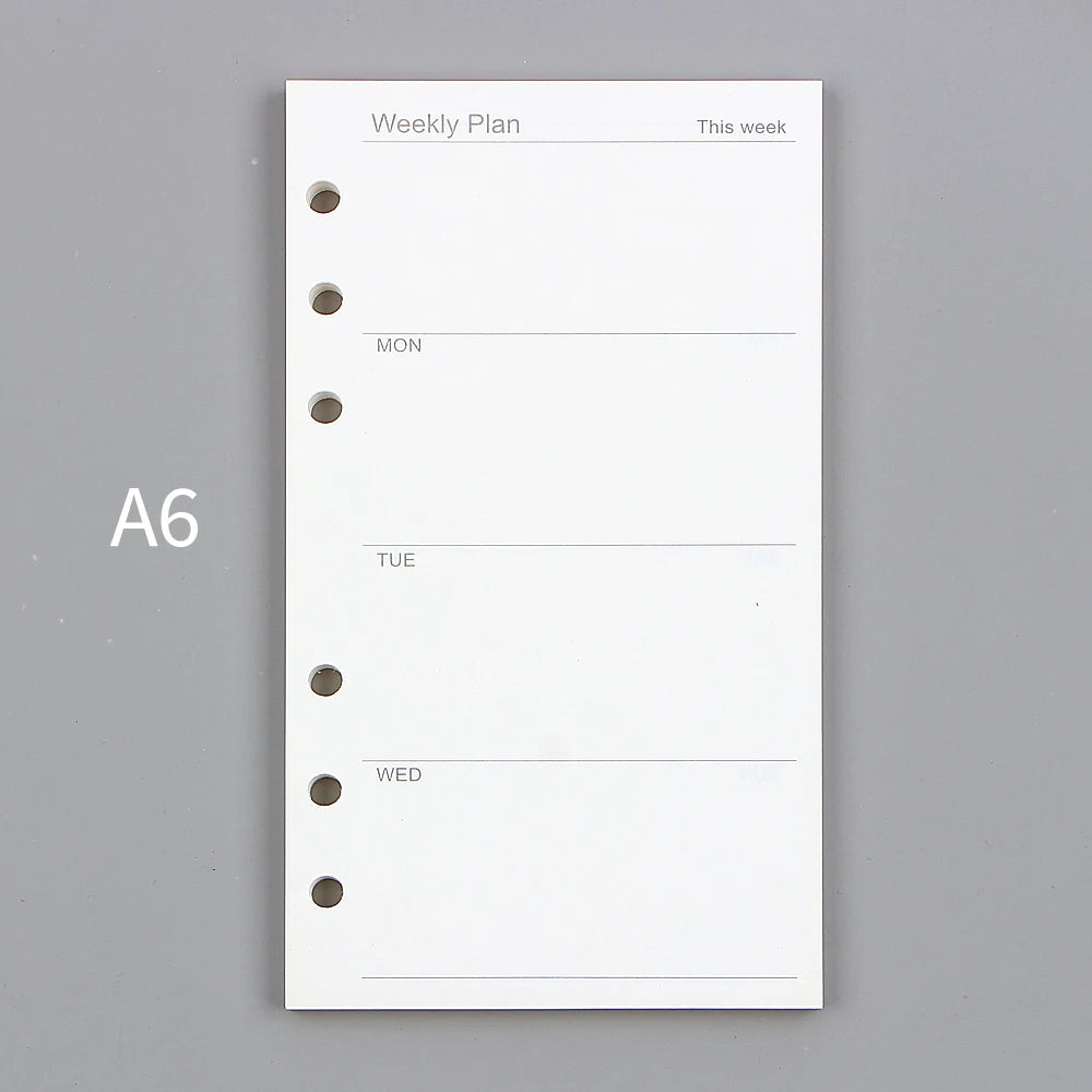 Evolve Loose Leaf Planner Refills (A5)