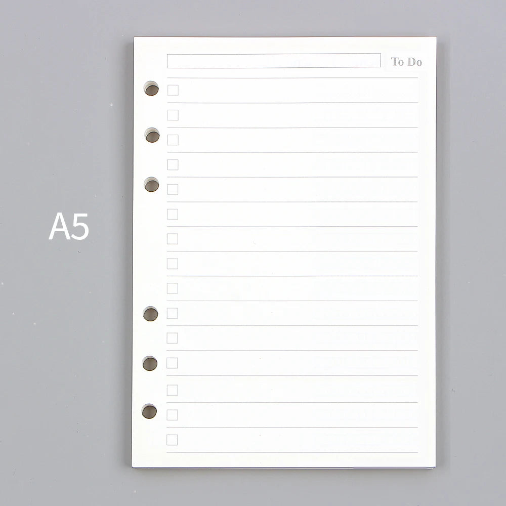 Evolve Loose Leaf Planner Refills (A5)