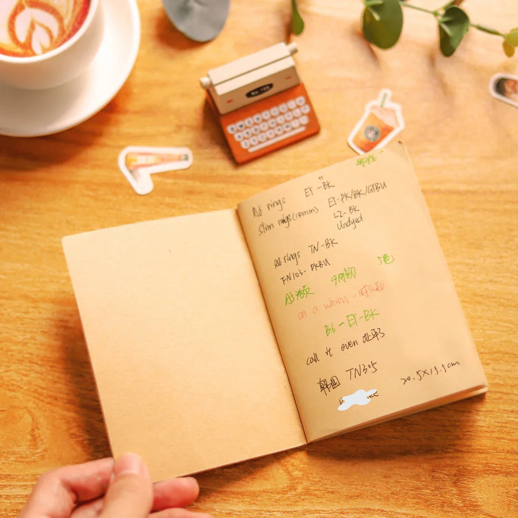 Discover the Perfect Travel Companion: Handmade Leather Notebook Refill Inserts for Your A5 Passport Planner