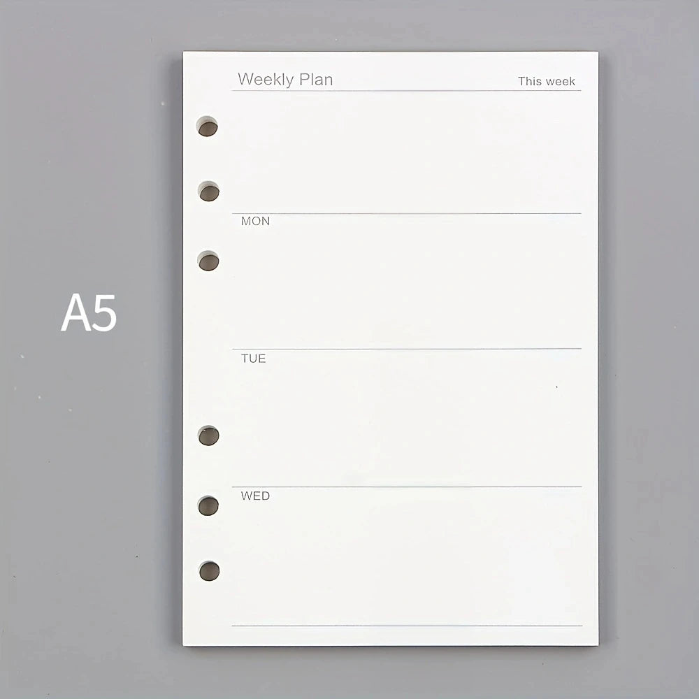 Evolve Loose Leaf Planner Refills (A5)