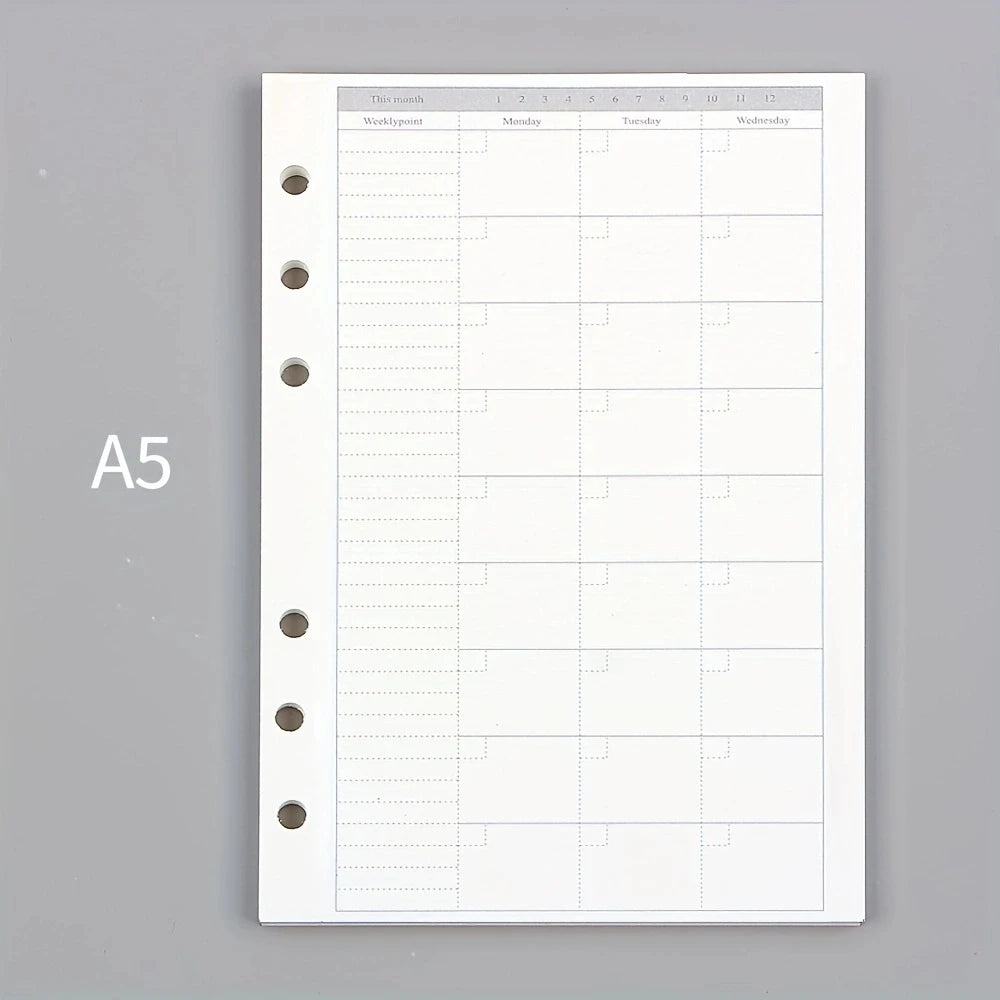 Evolve Loose Leaf Planner Refills (A5)